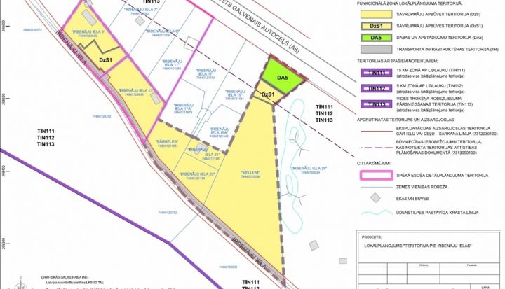 Apstiprināts lokālplānojums "Teritorija pie Irbenāju ielas" Ikšķilē