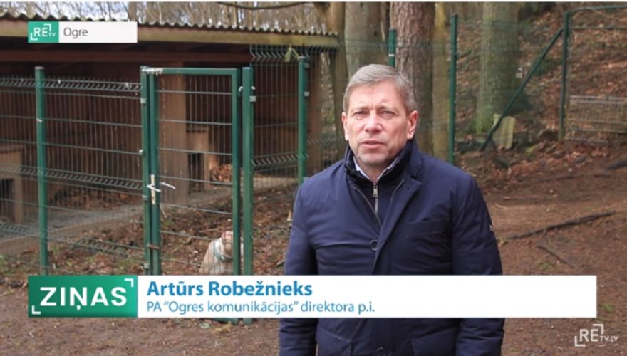 Ar 12 suņiem no Ukrainas atbēg uz Latviju- rod patvērumu Ogrē
