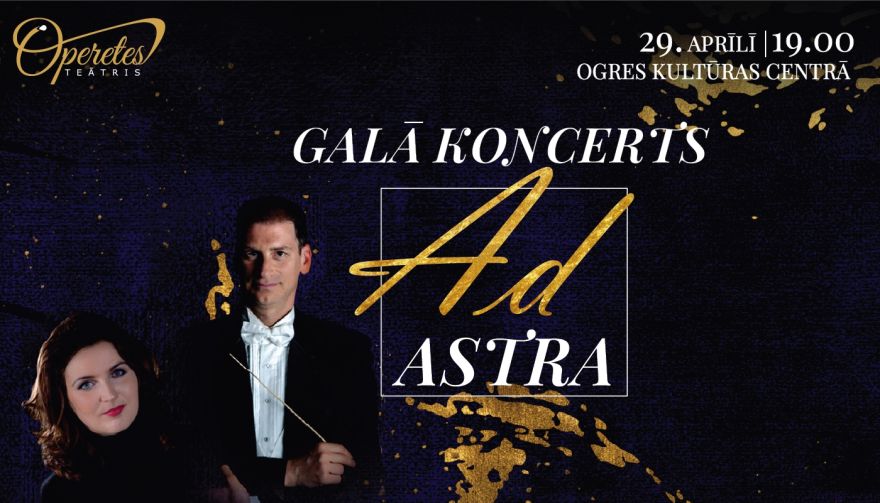 ASV diriģenta Gregorija Bukhaltera galā koncerts "Ad Astra" Ogrē