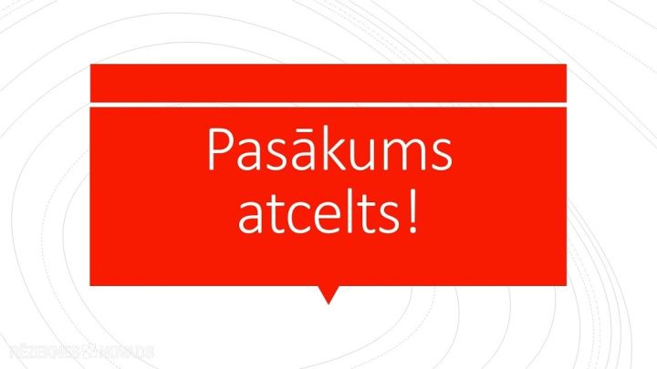 Atcelts 24.februāra lekciju vakars- sarunas par modi