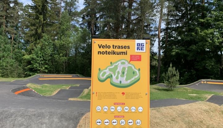 Atgādinājums par velotrases lietošanas noteikumiem