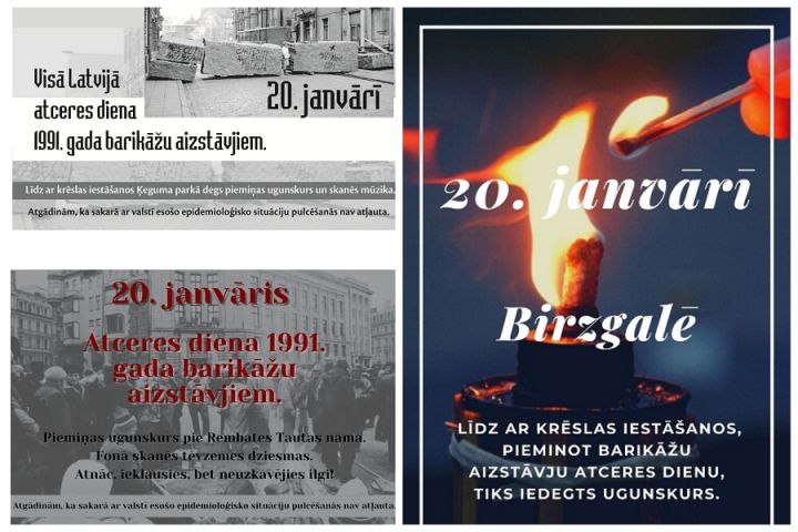 Barikāžu aizstāvju atceres diena Ķegumā, Birzgalē un Rembatē