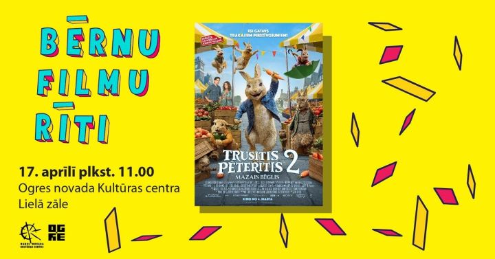 Bērnu filmu rīts. Animācijas filma Trusītis Pēterītis 2. Mazais bēglis