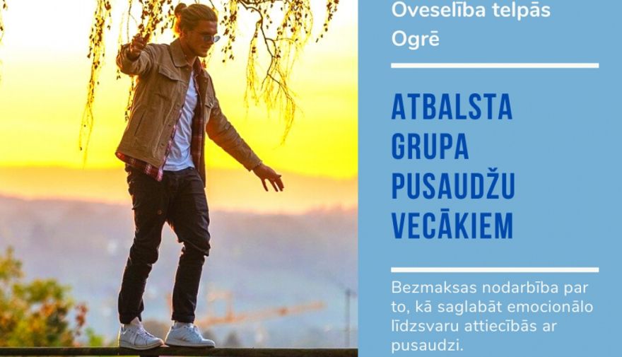 Bezmaksas atbalsta grupas nodarbība pusaudžu vecākiem