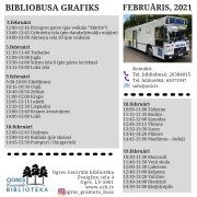 Bibliobusa grafiks februārī
