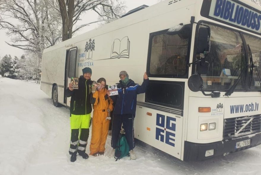 Bibliobuss arī janvārī dosies sešos maršrutos Ogres novadā