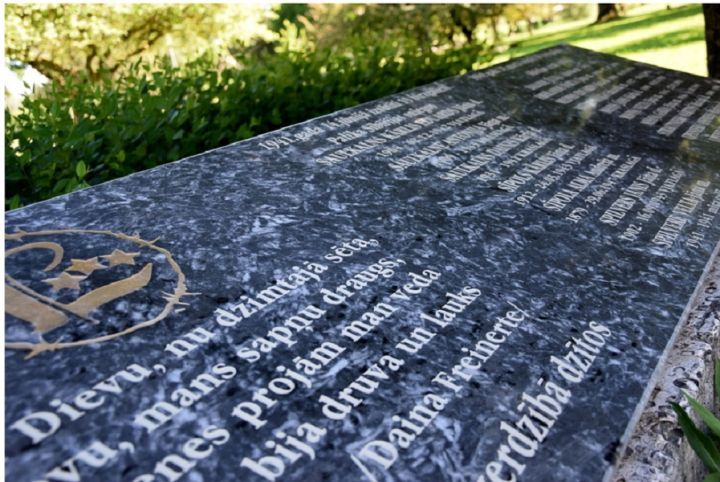 Birzgalē atklāta piemiņas plāksne