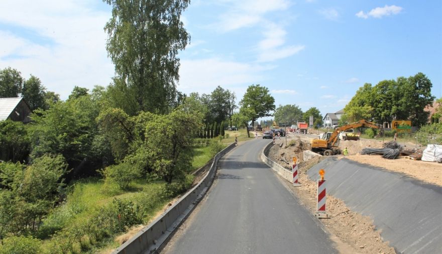 Ceļu būvdarbus uz autoceļa A6 Lielvārdē plāno pabeigt līdz oktobrim