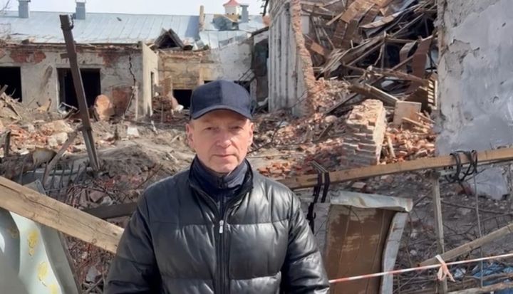 Černihivas mērs uzrunā Ogres novada iedzīvotājus