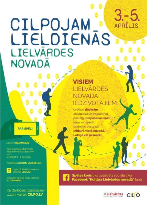 Cilpojam Lieldienās Lielvārdes novadā