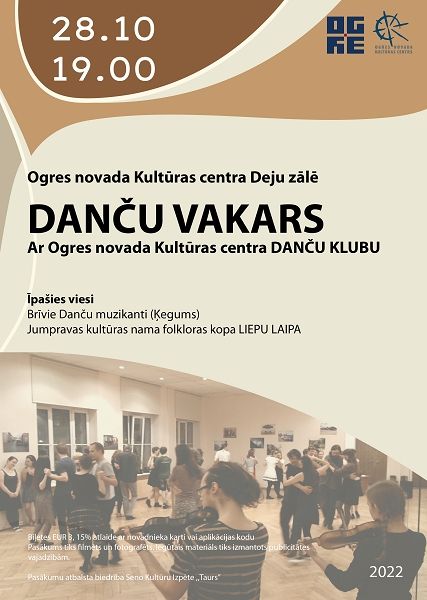 Danču vakars Ogres novada Kultūras centrā