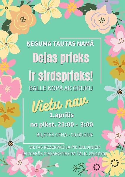 Dejas prieks ir sirdsprieks