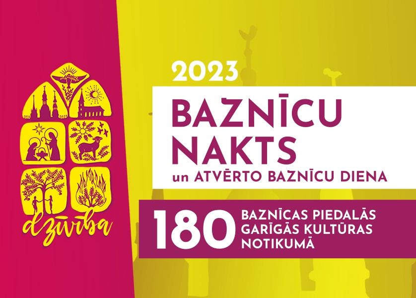 Desmito reizi Latvijā notiks Baznīcu nakts
