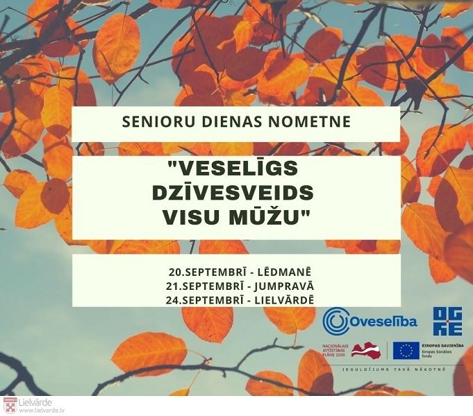 Dienas nometne senioriem “Veselīgs dzīvesveids visu mūžu”