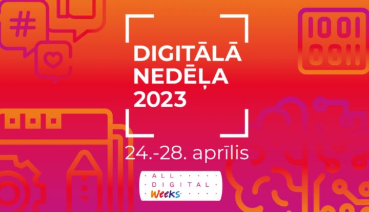 "Digitālās nedēļas 2023" pasākumi Ogres Centrālajā bibliotēkā