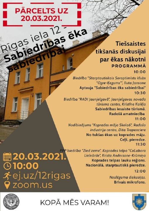 Diskusija par ēkas Rīgas ielā 12, Ķegumā nākotni