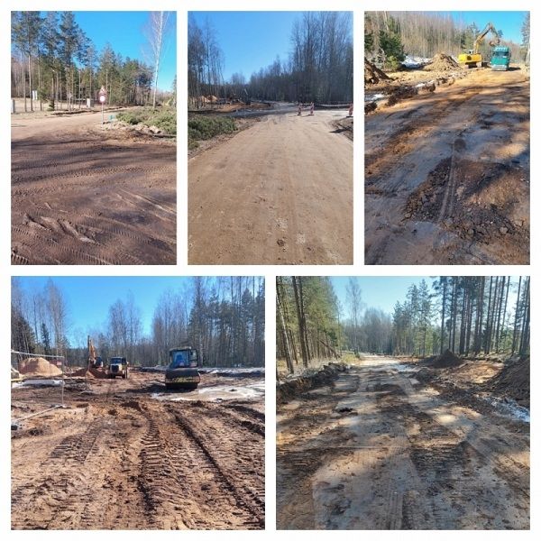 Dubkalnu ceļa pārbūves darbu laikā slēgta satiksme