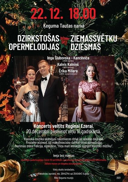 Dzirkstošas opermelodijas Ķeguma Tautas namā