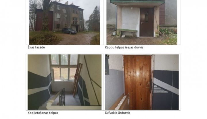 Elektronisko izsole pašvaldībai piederoša nekustamā īpašuma - dzīvokļa īpašuma Smilšu iela 1 - 8, Ogre atsavināšanai