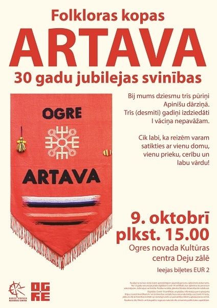 Folkloras kopas ARTAVA 30 gadu jubilejas svinības