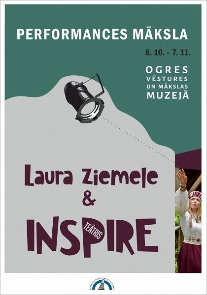 Fotogrāfes Lauras Ziemeles un jaunatnes teātra "Inspire" izstāde "Performances māksla"