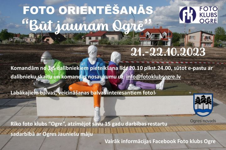 Fotoorientēšanās "Būt jaunam Ogrē"