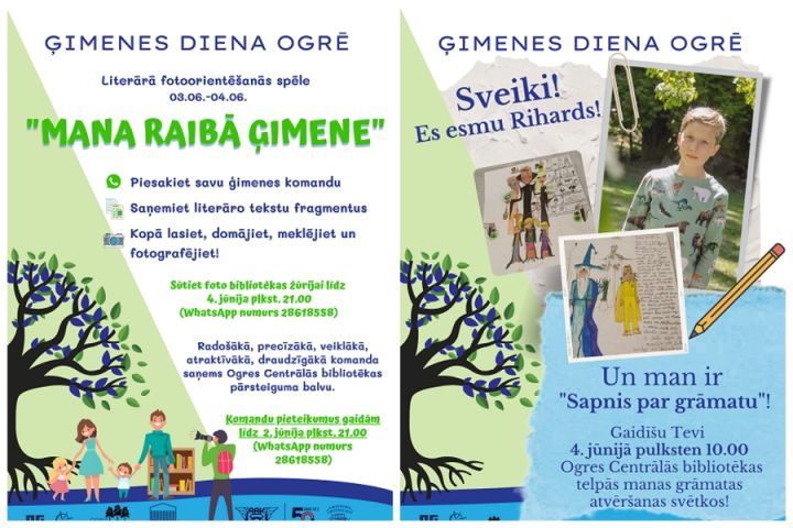 Ģimenes dienu ietvaros OCB aicina uz diviem radošiem pasākumiem