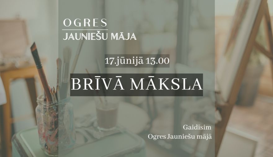 Gleznošanas meistarklase jauniešiem