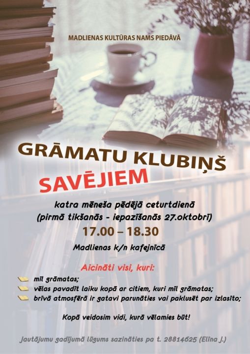 Grāmatu klubiņš Madlienā