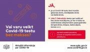Iedzīvotāji ar simptomiem Covid-19 analīzes bez ārsta nosūtījuma varēs nodot līdz 7.februārim
