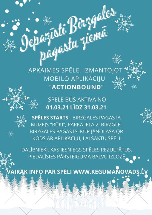 Iepazīsti Birzgales pagastu ziemā!