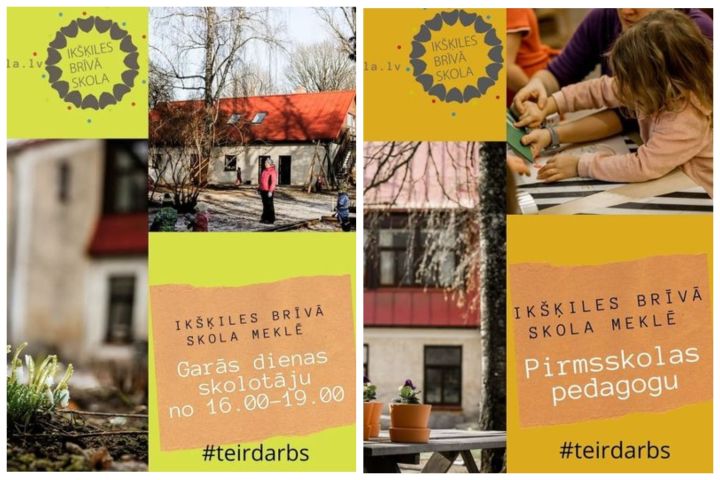 Ikšķiles Brīvā skola: Te ir darbs!