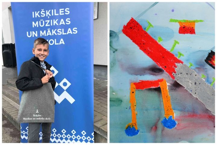 Ikšķiles jaunajam māksliniekam atzinība Starptautiskajā konkursā "Vilnis Lielupē"