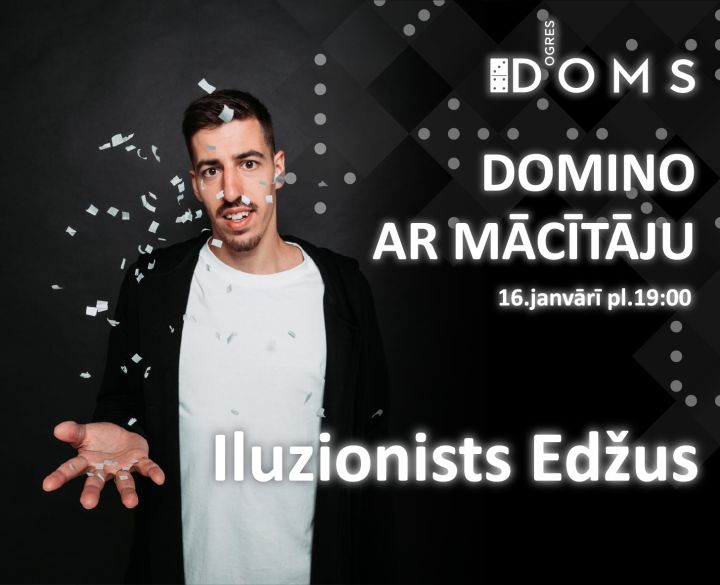 Iluzionists Edžus demonstrēs trikus arī podkāstā “Domino ar mācītāju”