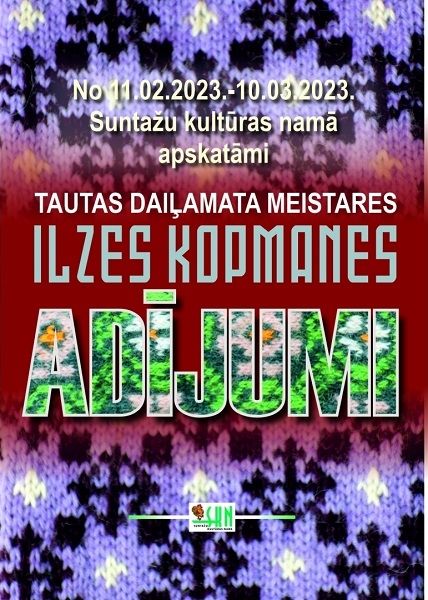 Ilzes Kopmanes adījumu izstāde Suntažos