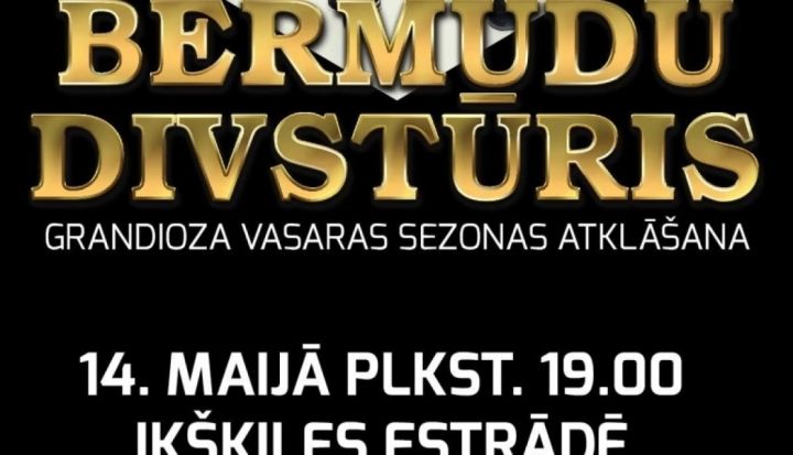 Informācija saistībā ar grupas "Bermudu Divstūris" koncertu 14. maijā Ikšķilē
