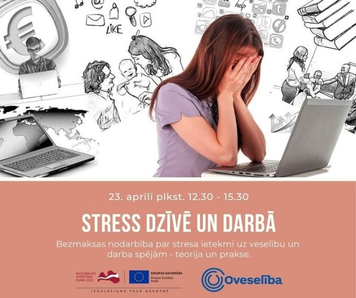 Interaktīva un izglītojoša nodarbība "Stress dzīvē un darbā"