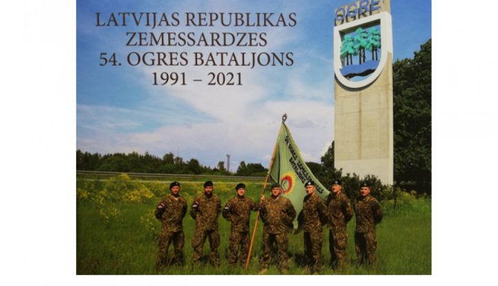 Izdota grāmata par Zemessardzes 54. bataljonu