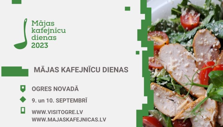 Jau šajā nedēļas nogalē norisināsies mājas kafejnīcu dienas Ogres novadā