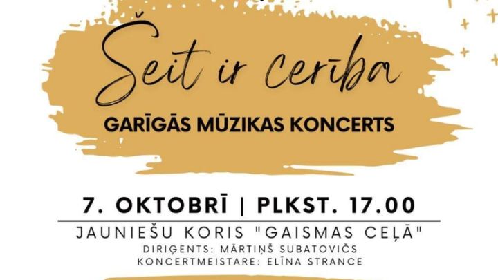 Jauniešu koris "Gaismas ceļā" aicina uz garīgās mūzikas koncertu Ogrē