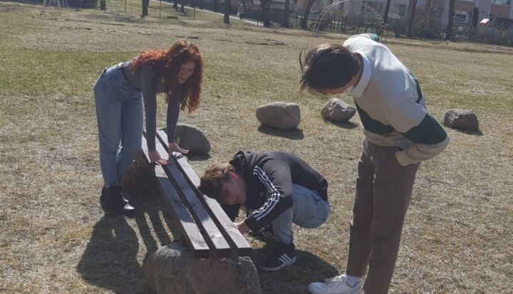 Jaunogres vidusskolā top āra klase