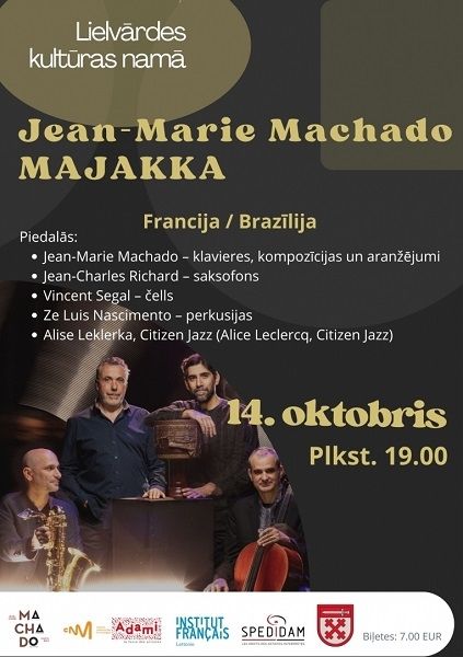Jean-Marie Machado Majakka koncerts Lielvārdē