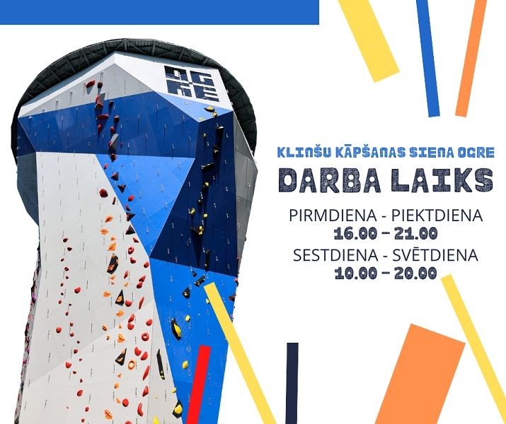 Kāpšanas tornis OGRE - darba laiks
