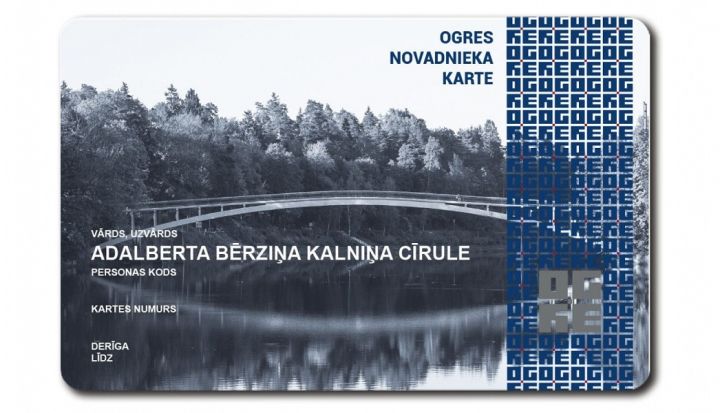 Kavējas Ogres novadnieka kartes piegāde