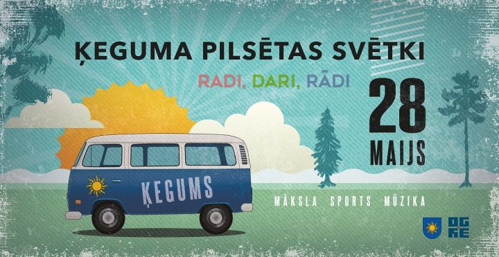 Ķeguma pilsētas svētki - dienas garumā aktivitātes visām paaudzēm