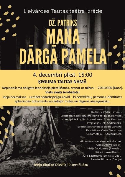 Ķeguma Tautas namā aicina uz Lielvārdes Tautas teātra izrādi
