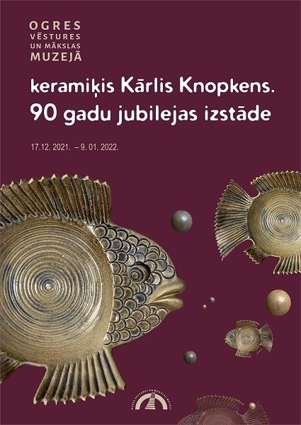 Keramiķa Kārļa Knopkena 90 gadu jubilejas izstāde