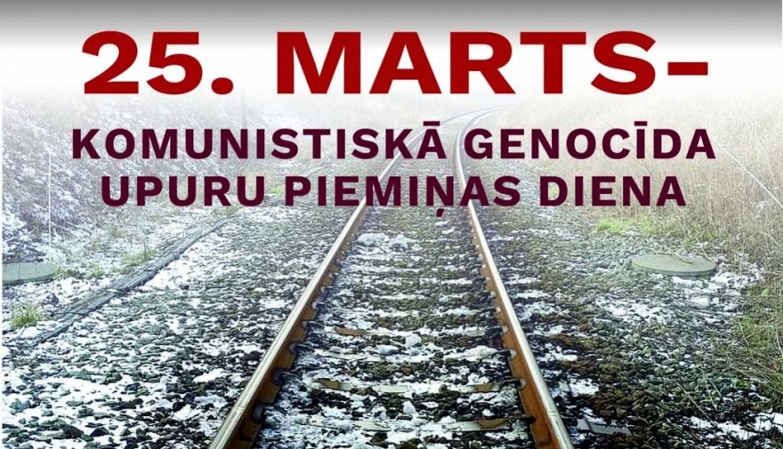 Komunistiskā genocīda upuru piemiņas diena Ogres novadā 25. un 26.martā