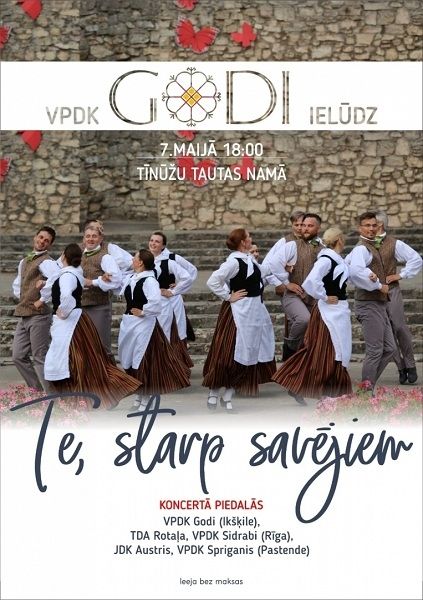 Koncerts "Te, starp savējiem" Tīnūžos
