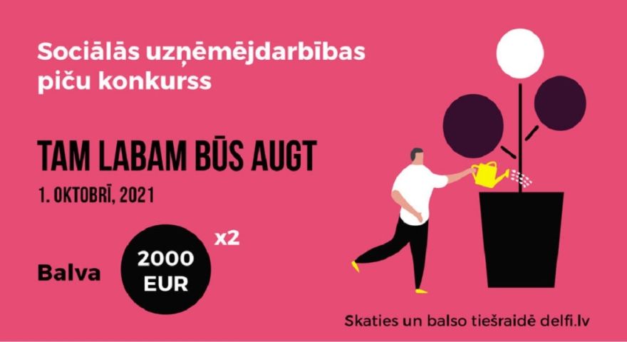 Konkursa “Tam labam būs augt” finālā startēs arī 2 Ogres novada sociālie uzņēmumi